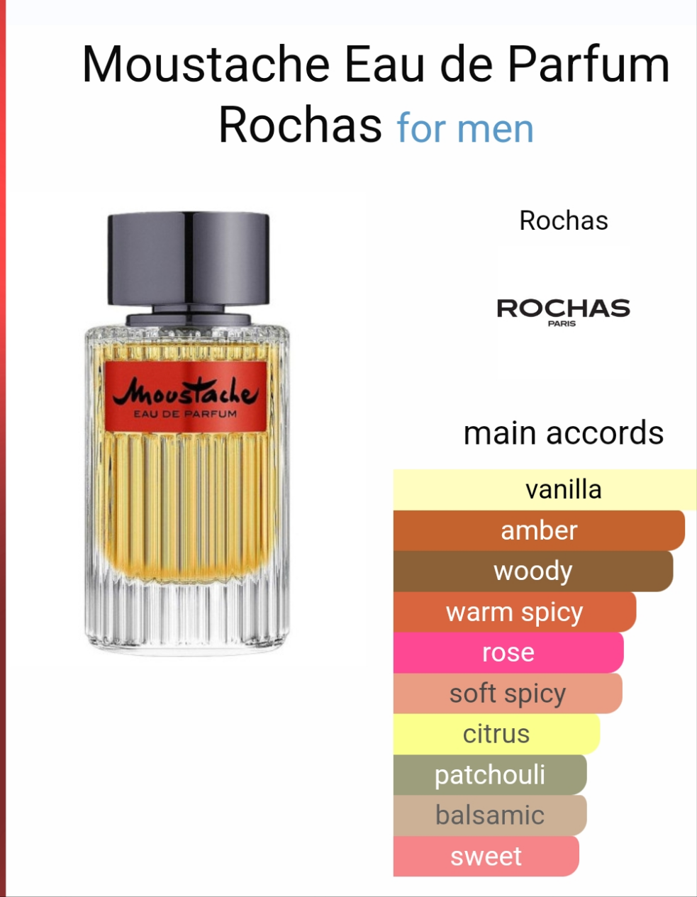 Rochas moustache EDP (ysl tuxedo)