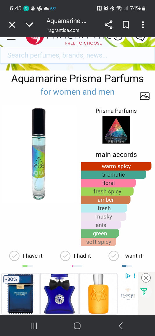 PRISMA Aquamarine