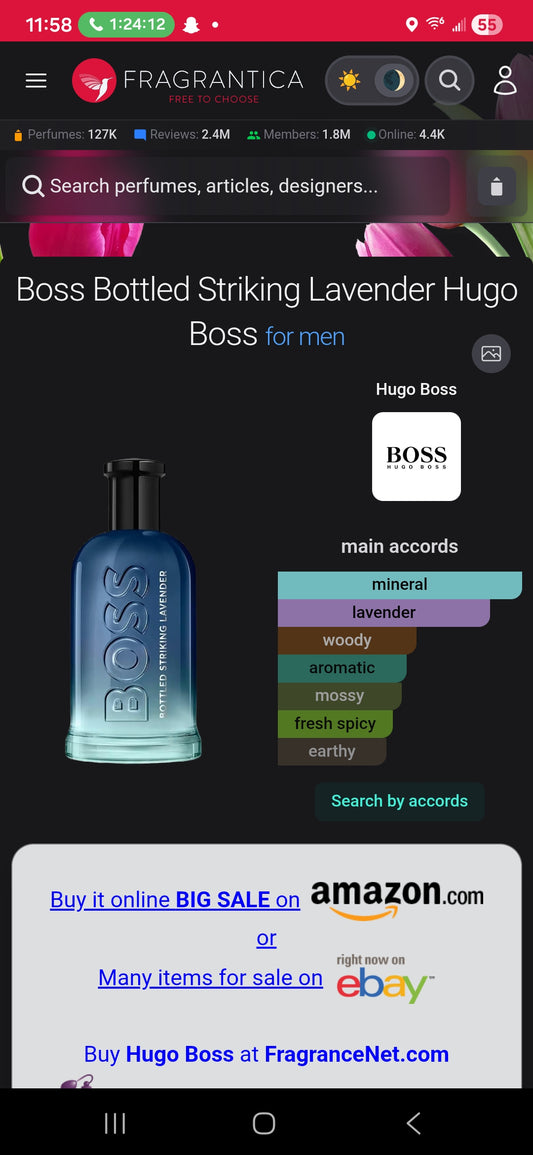 Hugo Boss Striking Lavender